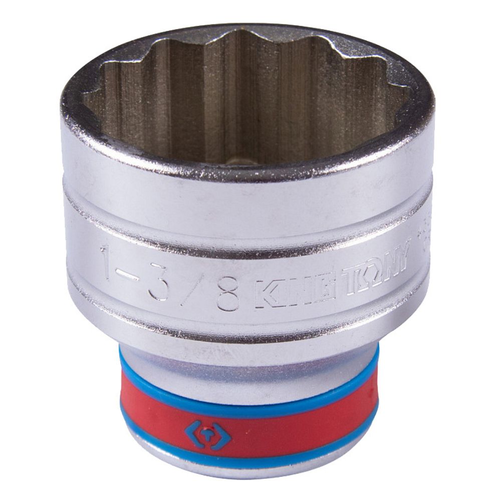 KING TONY (433044S) Головка торцевая стандартная двенадцатигранная 1/2", дюймовая 1-3/8"
