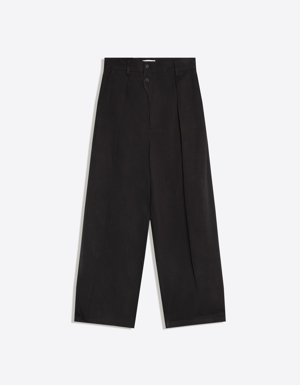 Мужские брюки baggy с перекрёстными складками - BERSHKA