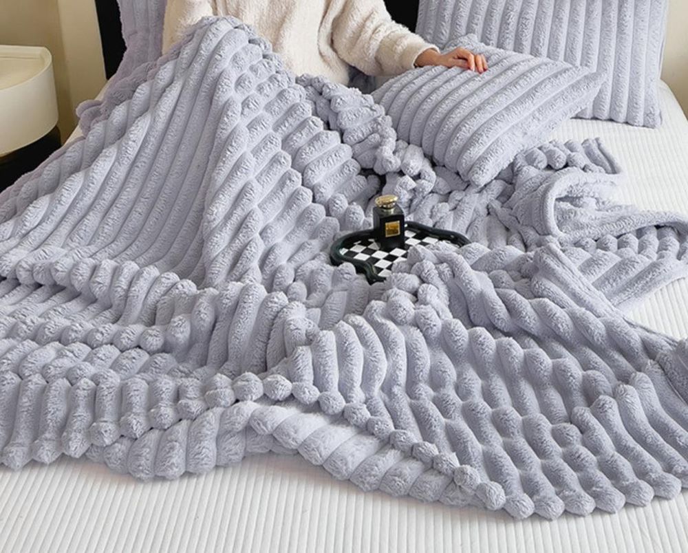 ZEPHYR HOME Плед плюш 200×230 сиреневый