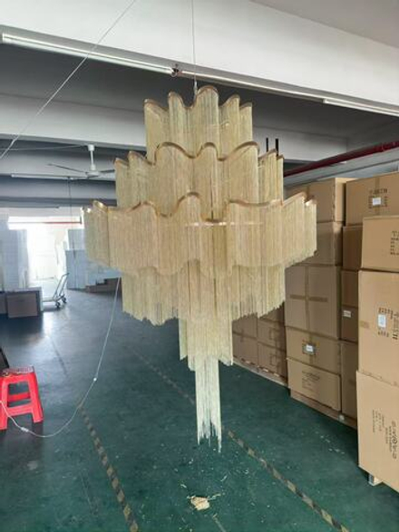 Pendant design lamp Stream by Terzani (Gold)