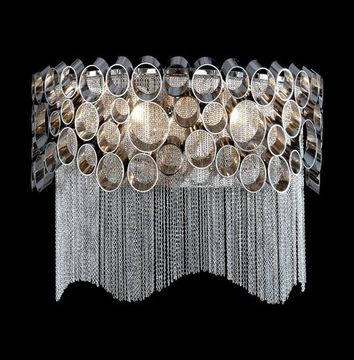 Бра Hauberk AP2 никель Crystal Lux