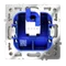 Розетка компьютерная RJ45 кат.6 Voltum S70 Шелк VLS060104
