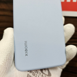 Крышка для Xiaomi 13 - оригинальная задняя пластиковая панель (голубого цвета)