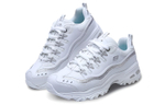 Skechers D"lites Now & Then "White Silver" Women"s