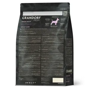 Сухой корм GRANDORF Fresh Dog Adult MINI Duck&Sweet Potato для собак мелких пород из свежего мяса утки с бататом