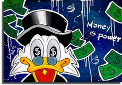 Постер "Скрудж Макдак - Money is power"