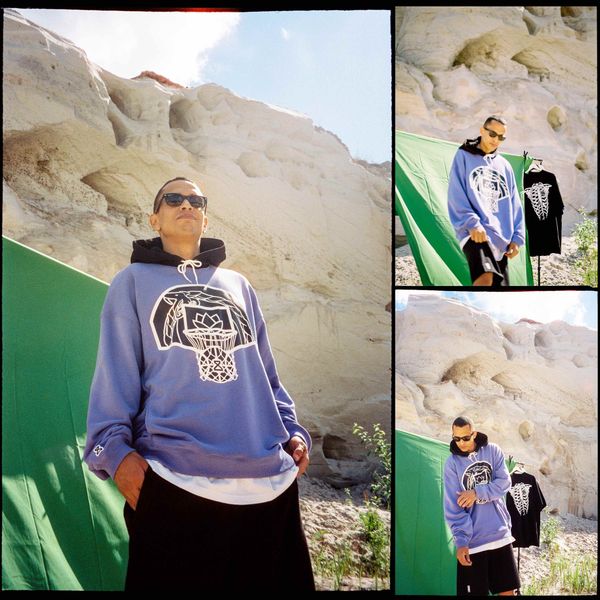 Худи TNDMTND BALLER Фиолетовый - фото 6