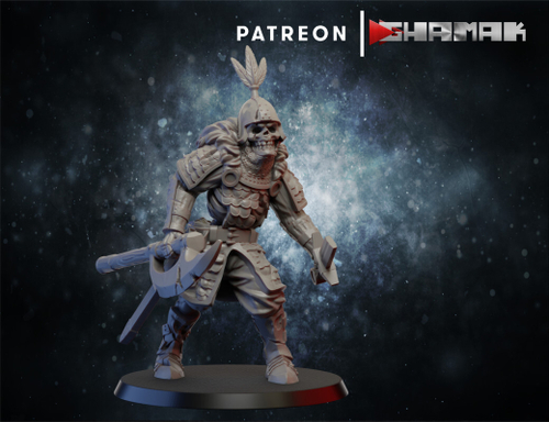 Grand Alliance Death Soulblight Gravelords Vampire Counts Deathrattle Skeleton Воин скелет №3 алебарда миниатюра для dnd, днд, pathfinder, фентези, Настольная игра, НРИ, Варгейм, РПГ