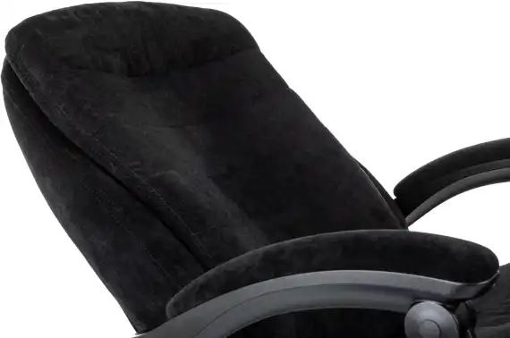 Кресло руководителя Бюрократ T-9950MSG-F Fabric черный Light-20 крестов. пластик подст.для ног