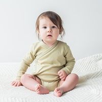 Боди с длинным рукавом "Палевый" 0+