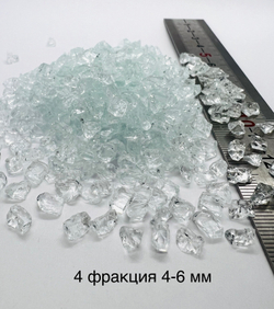 Стеклянная крошка Прозрачная фракция 4