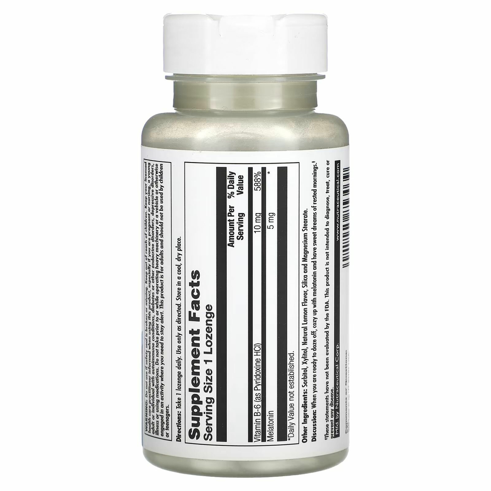 Антиоксидант KAL "Melatonin" 5мг 30 таблеток, для нормализации сна