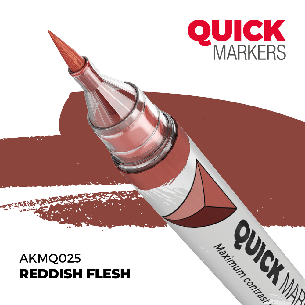 Набор акриловых маркеров AK Interactive Quick Marker Set - Star Plague
