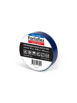 Изолента ПВХ 19x0.18x20 Heavy Duty черн. Fortisflex 71240