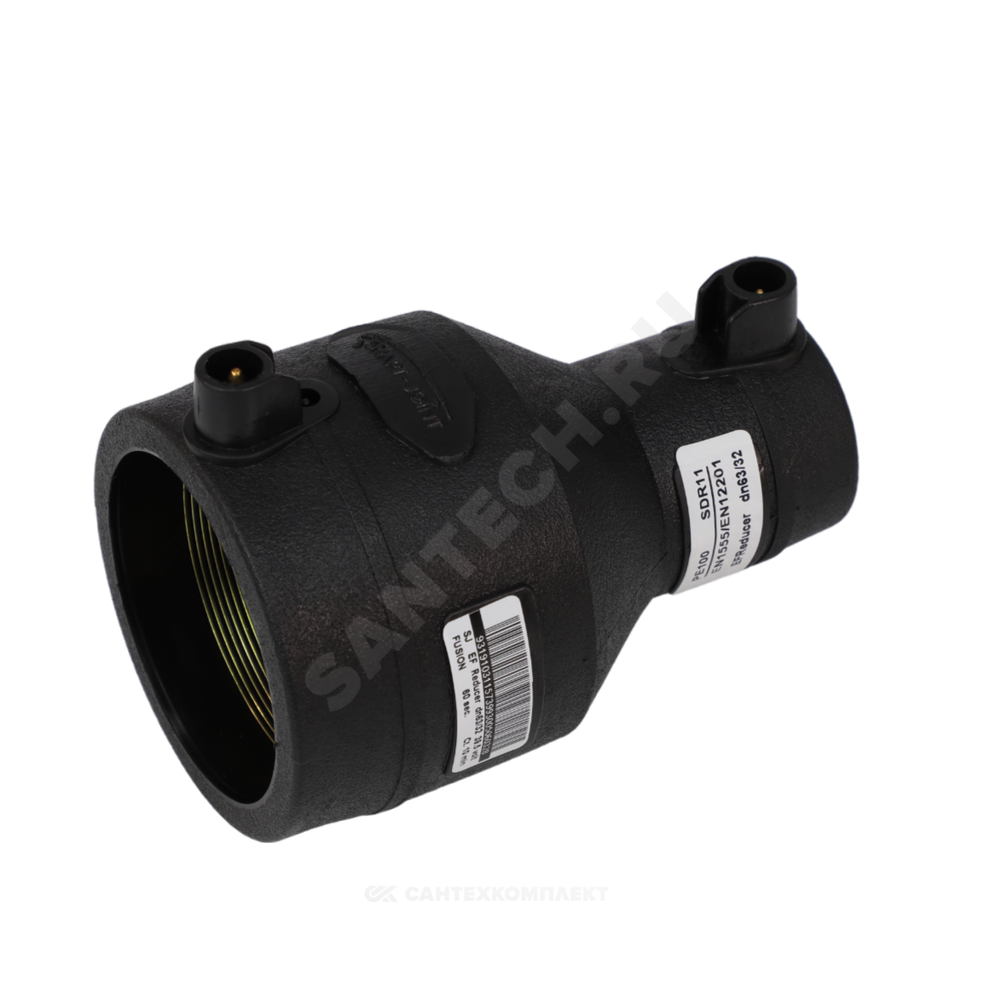 Переход электросварной ПЭ100 Дн 110х63 Ру16 SDR11 SMART JOINT EFR11063A