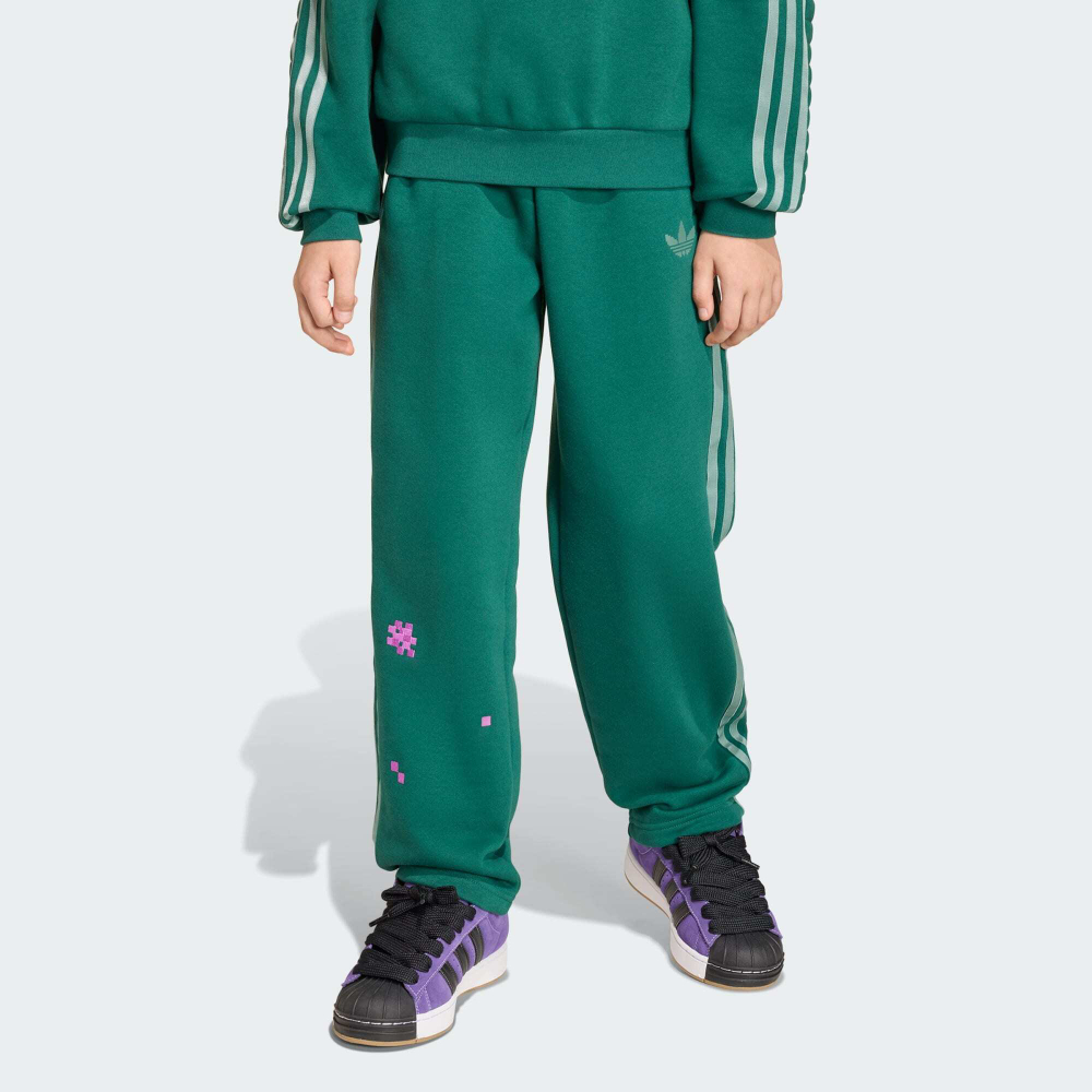 Adidas Свободные брюки Minecraft, зеленый