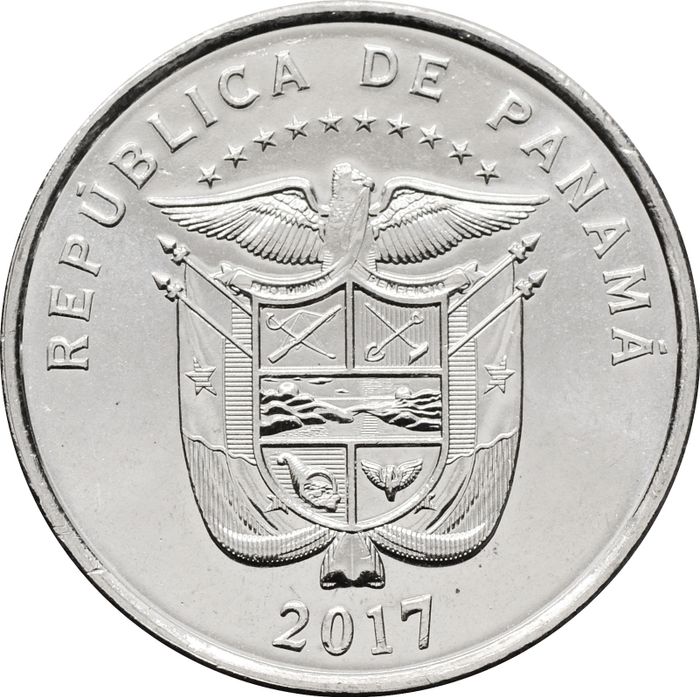 5 сентесимо 2017 Панама UNC