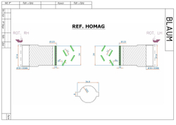 PCD фреза D.125x34x30+DKN Z=3+3 H=3 SYMM 2 шт. для Filato, KDT, Homag, Biesse