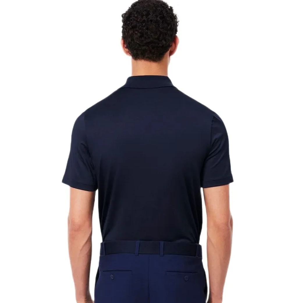 Мужское теннисное поло Lacoste Ultra Dry Stretch Golf - midnight blue