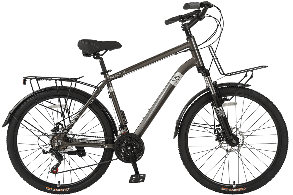 Велосипед TechTeam Velvet 26"х17" графит 2022