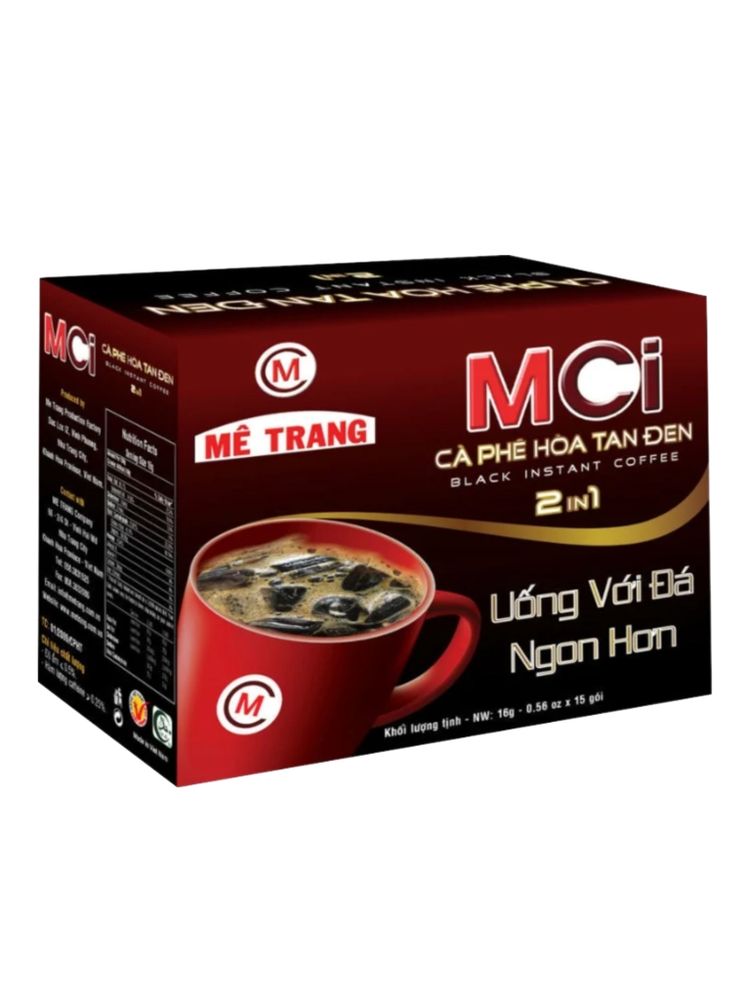 Растворимый кофе Me Trang MCI 2 в 1, в пакетиках 15 шт, 2 шт