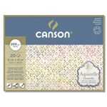 Блок для акварели AquarellCP Fine 300 г/м², A3 41х31 см, склейка с четырех сторон 20 л, мелкозернистая, Canson C400106440