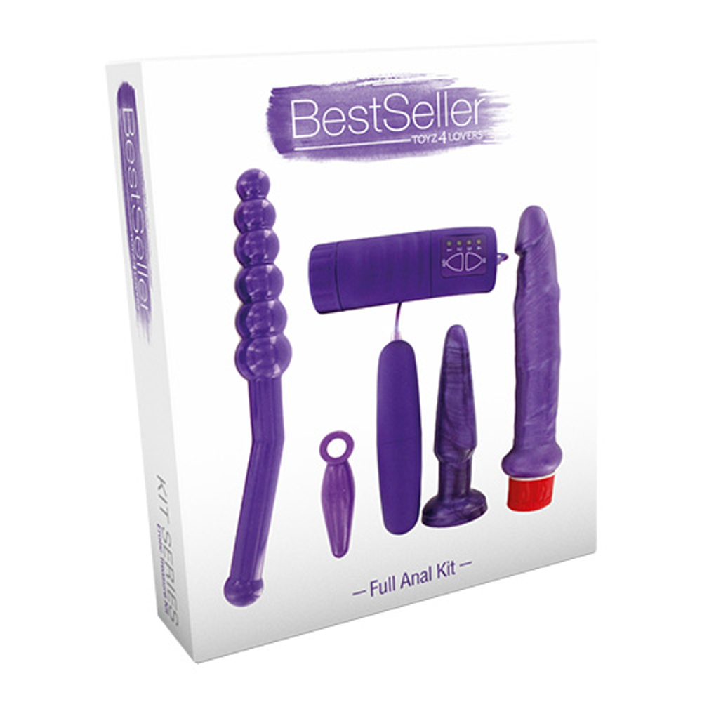 Большой анальный набор FULL ANAL KIT VIOLET (Цвет: фиолетовый)