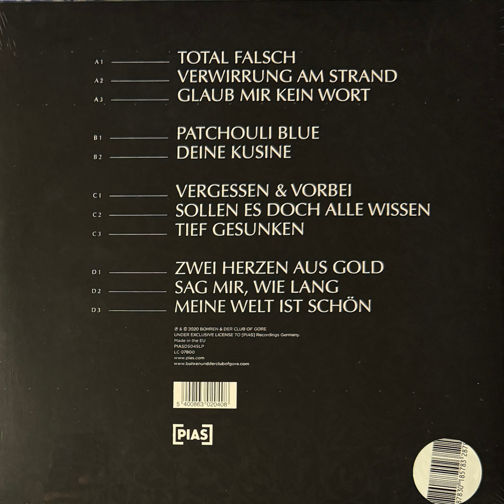 Виниловая пластинка Bohren & Der Club Of Gore ‎– Patchouli Blue 2LP
