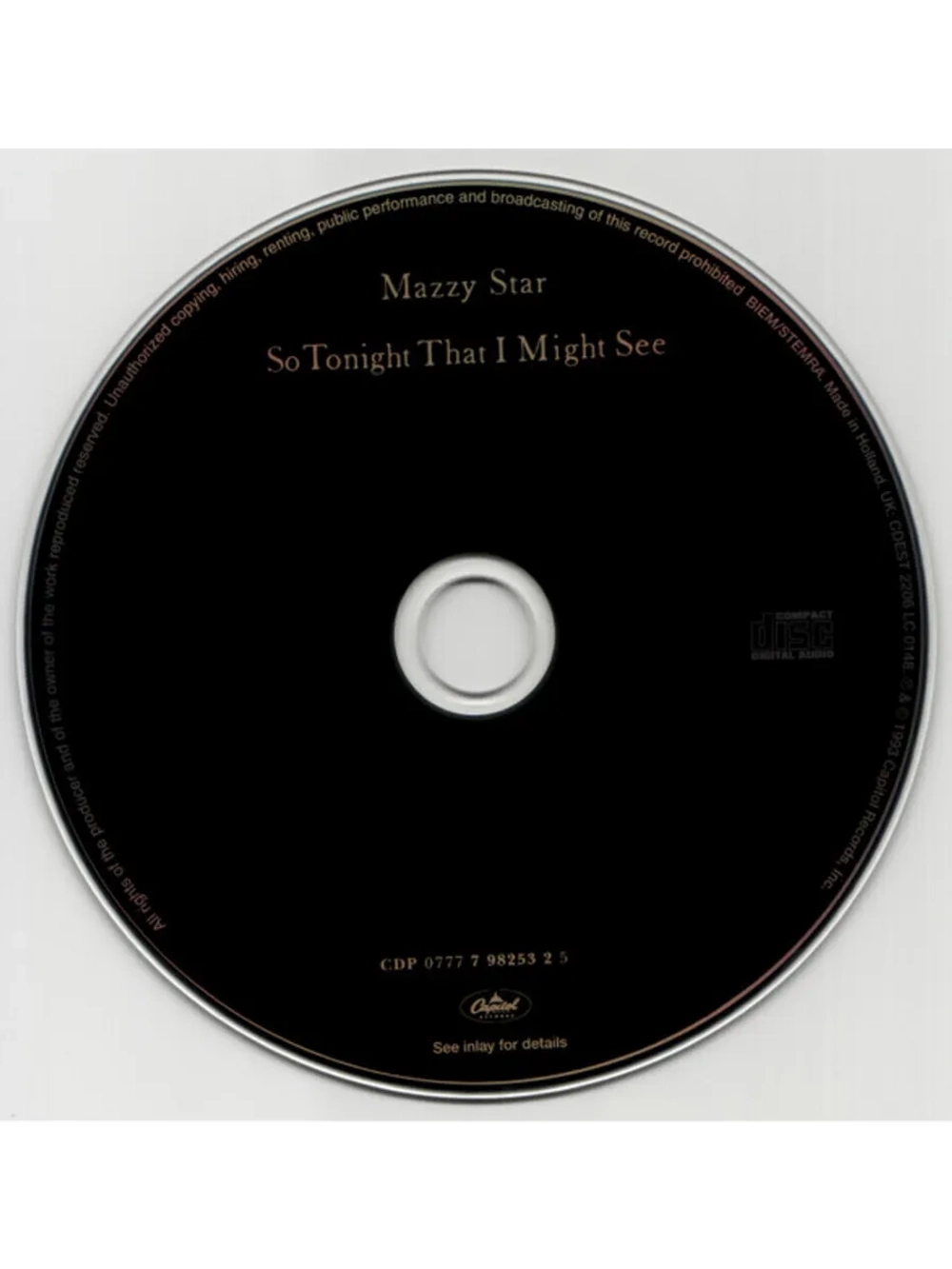 Mazzy Star — So Tonight That I Might See