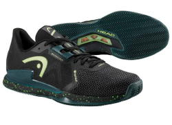 Мужские теннисные кроссовки Head Sprint Pro 3.5 SF Clay - black/forest green