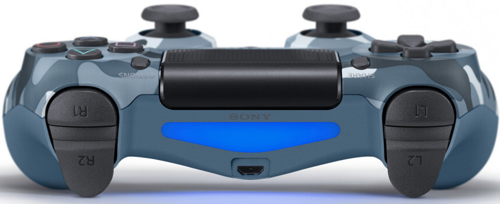 Беспроводной геймпад DualShock 4 для PS4 (Camouflag Blue, 2ое поколение, China)