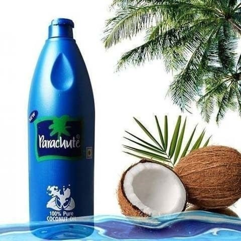 Масло кокосовое Parachute 100% Pure Cocount Oil нерафинированное, недезодорированное в Бутылке, 250 мл
