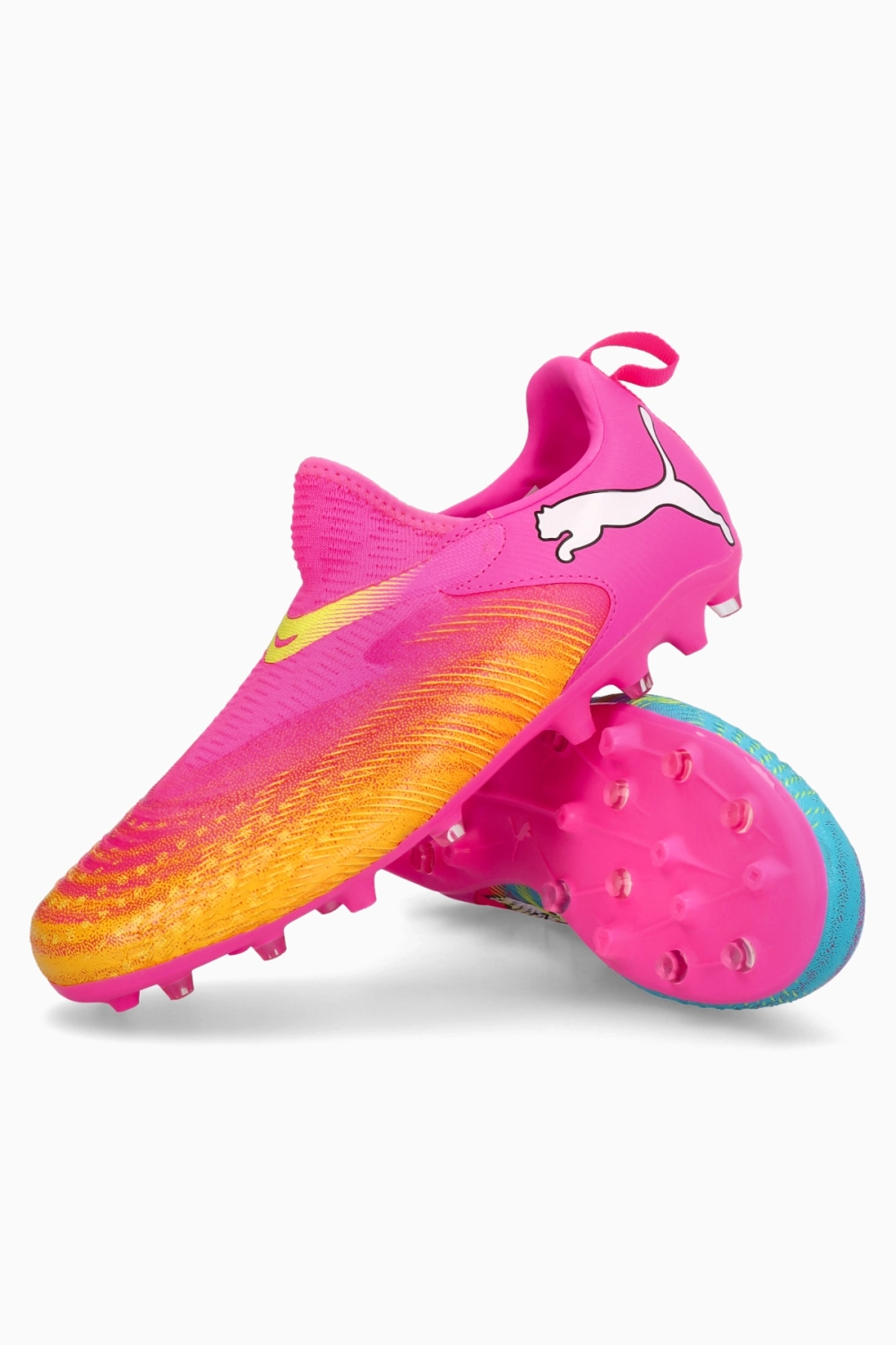 Бутсы Puma Future 9 Match LL MG Junior - розовый