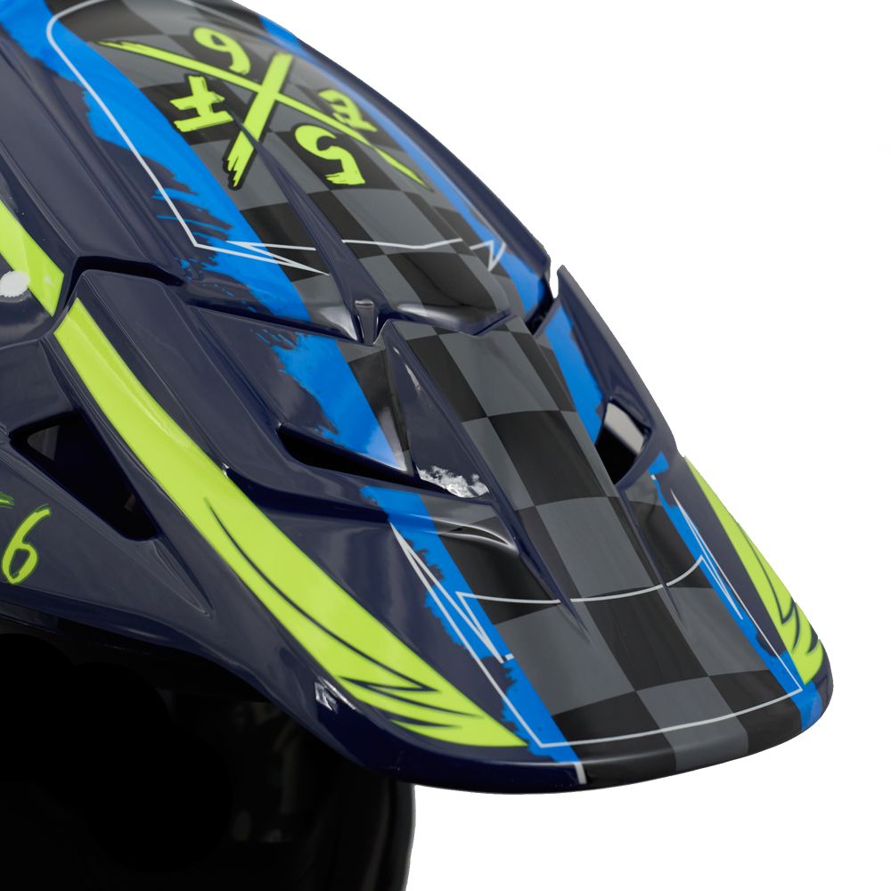 Base MX / Глянец / Сине-белый-hiviz