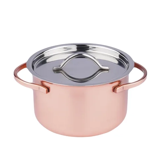 Кастрюля для подачи 11 см h6,5 см 425 мл с крышкой Copper нерж. P.L. Proff Cuisine