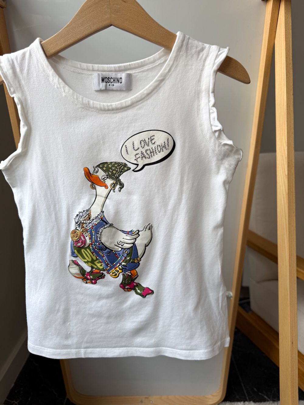 Хлопковая футболка Moschino, 116