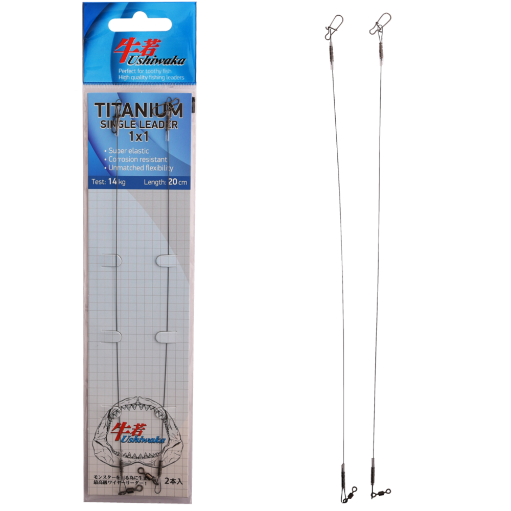 Поводок Ushiwaka Titanium Single Leader 1x1 UTS -