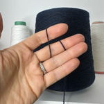 COARSEHAIR - Loro Piana; 100% кашемир; 550м/100гр; col. BALZELLO черно-синий меланж