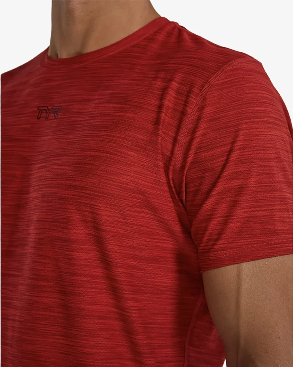 Футболка мужская TYR MEN'S AIRTEC TEE (Красная)