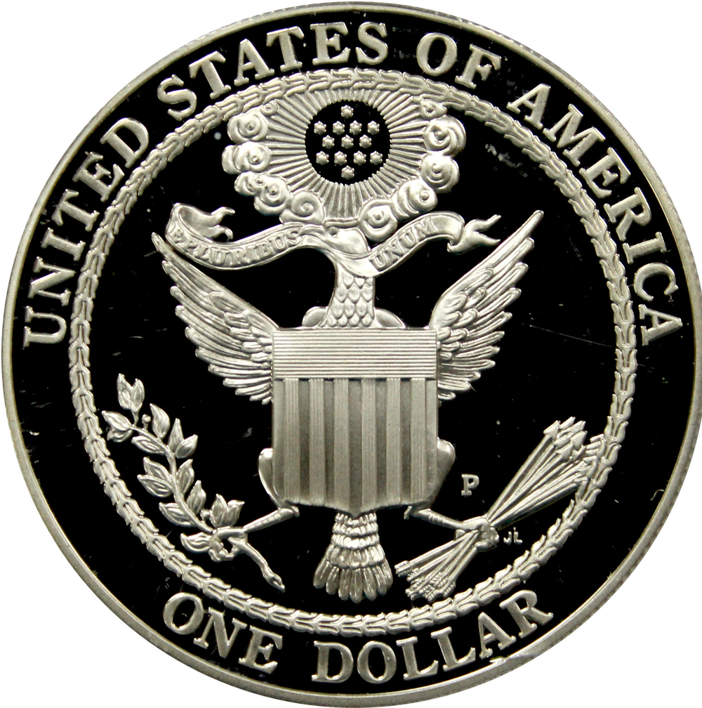 1 доллар 2008 (P) (Американский белоголовый орлан) PROOF Серебро