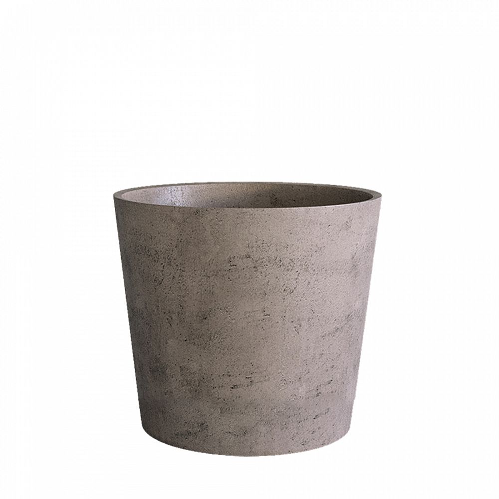 Кашпо CRATER SMOKEY GREY D40 H35