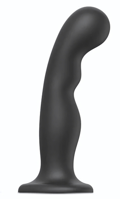Черная насадка Strap-On-Me Dildo Plug P&G size XXL (Цвет: черный)