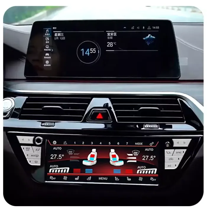 Сенсорная панель климата BMW X3 G01 2017-2023 - Kuberg ZF-2025-G01 c LCD (ЖК) экраном 8.8"