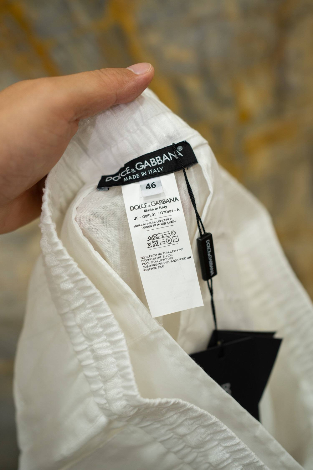 Льняной костюм Dolce & Gabbana