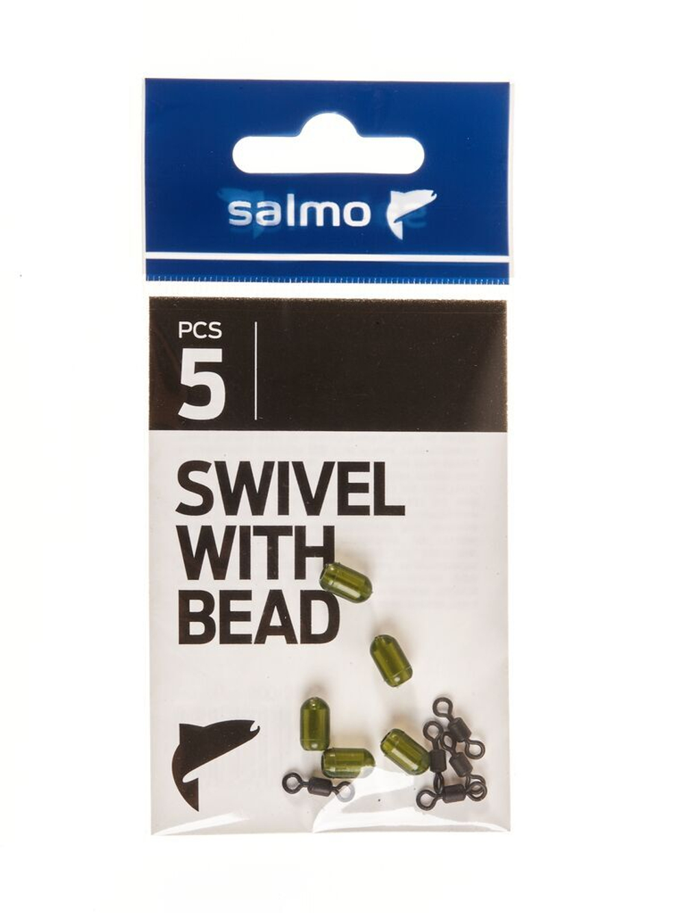 Вертлюги с бусинами овальными Salmo 006 5шт.