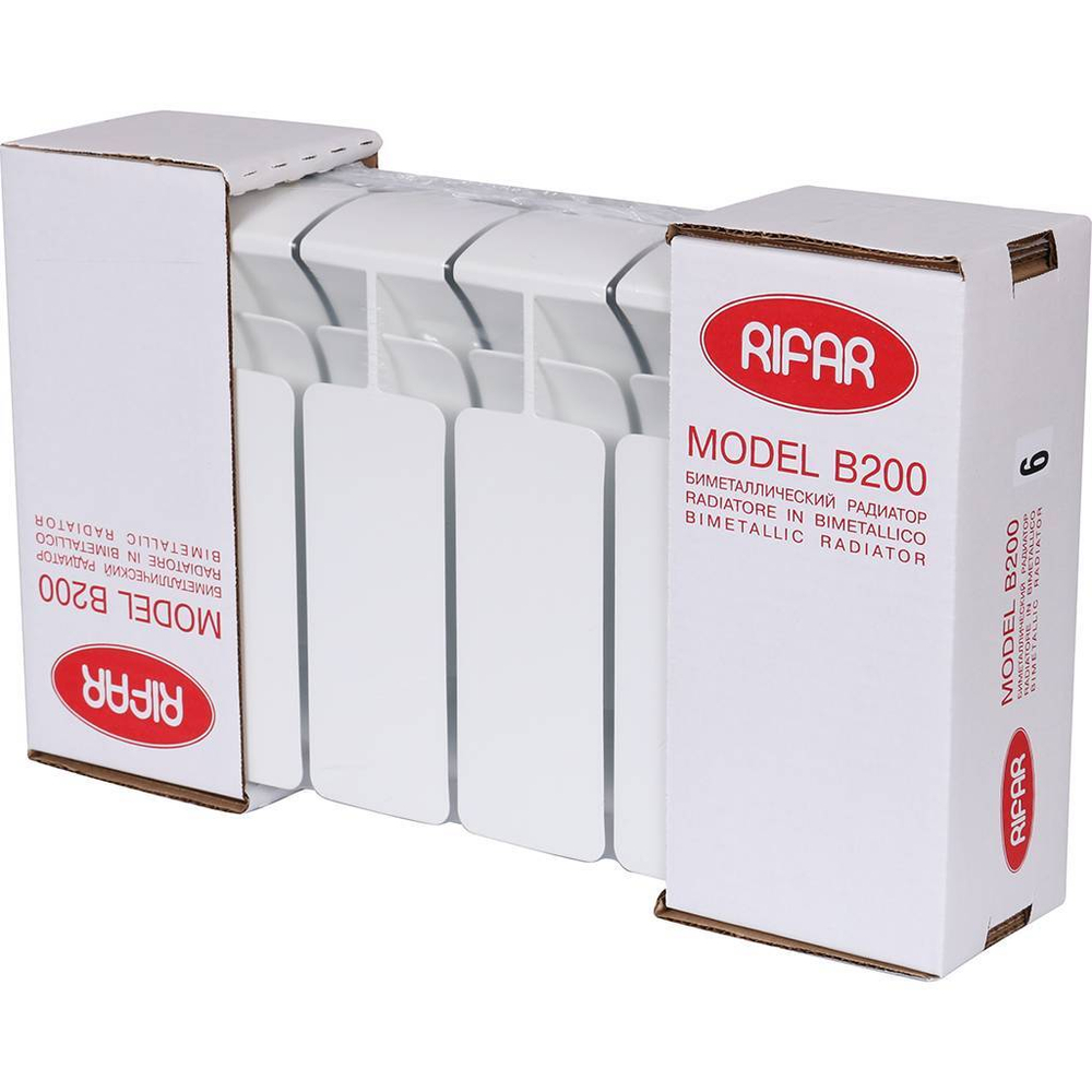 Радиатор биметалл. RIFAR 200 06 секции
