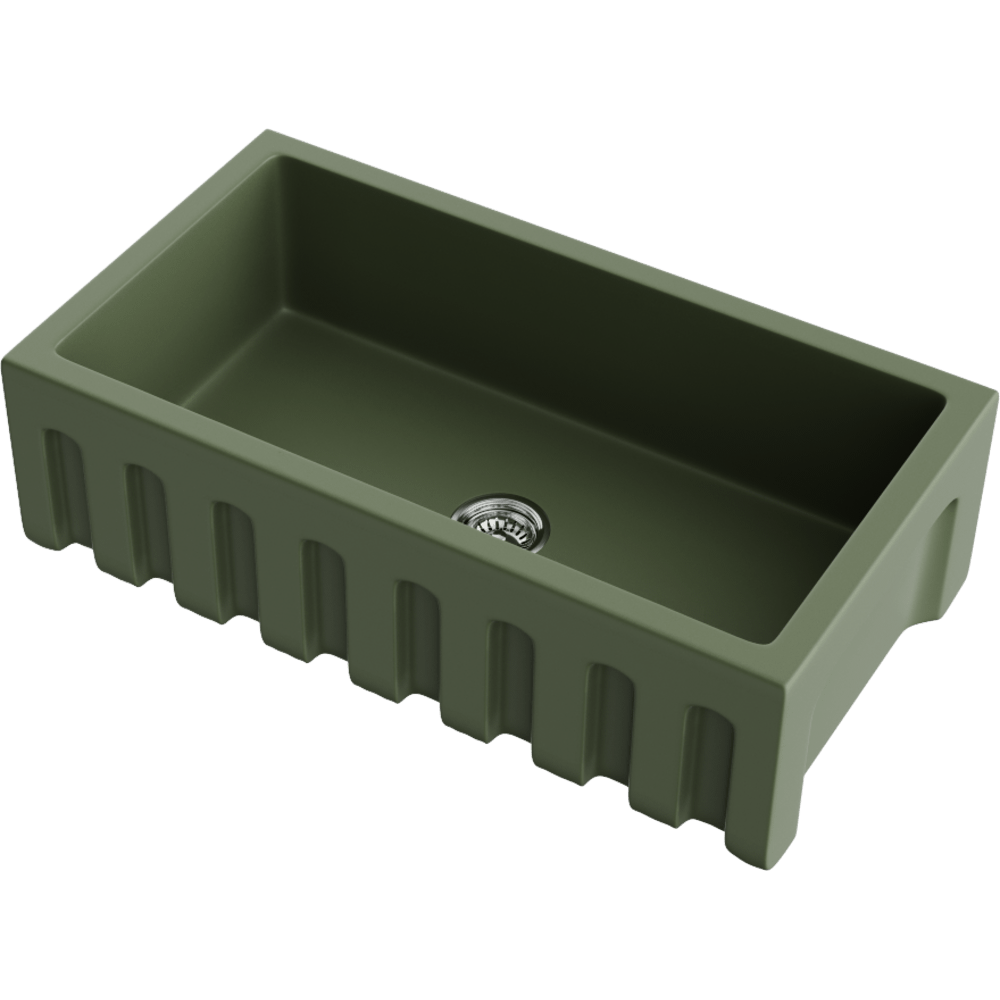 Мойка Omoikiri Mikura 83-OL Natceramic/olive