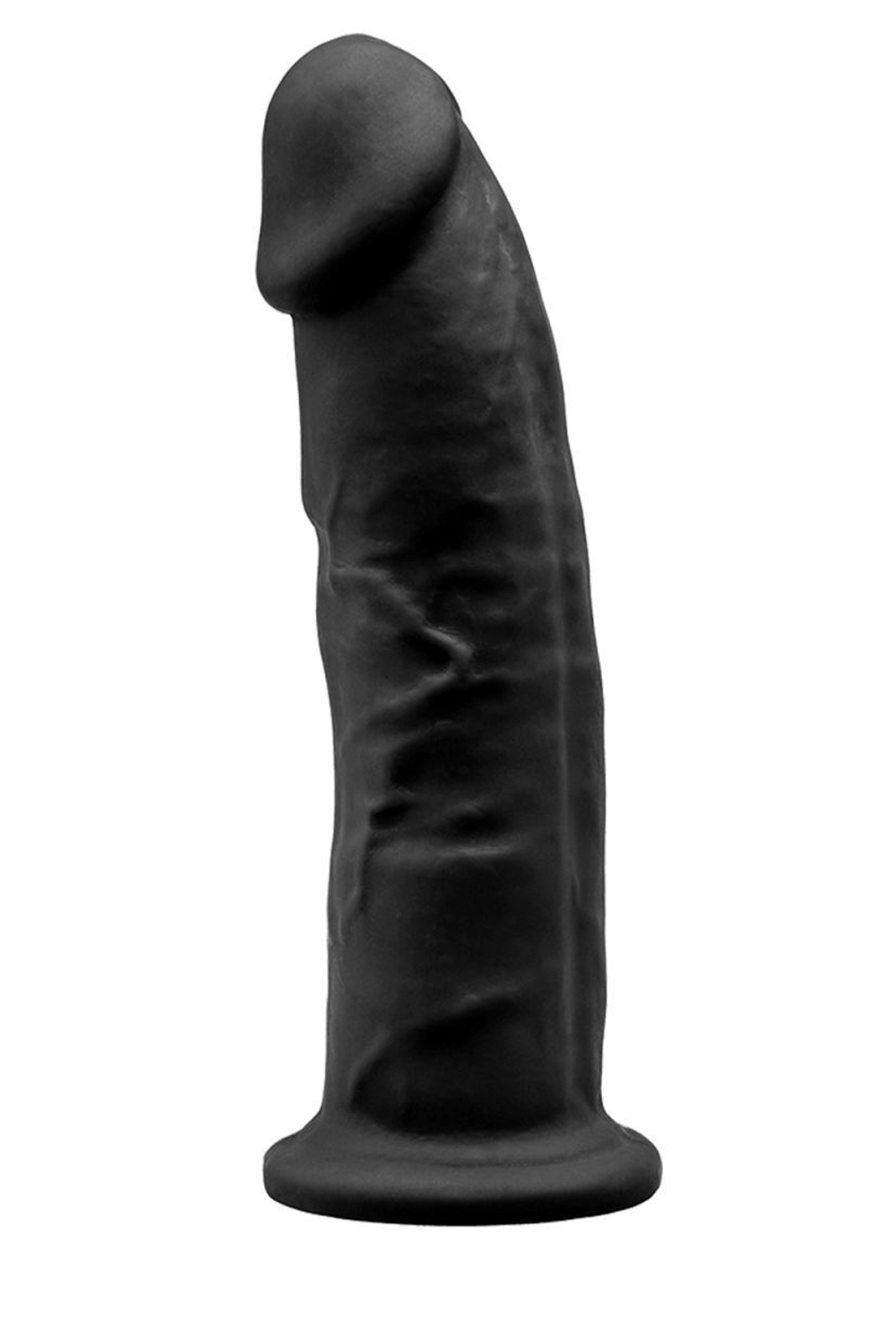 Черный фаллоимитатор SILEXD Model 2 - 23 см. (Цвет: черный)
