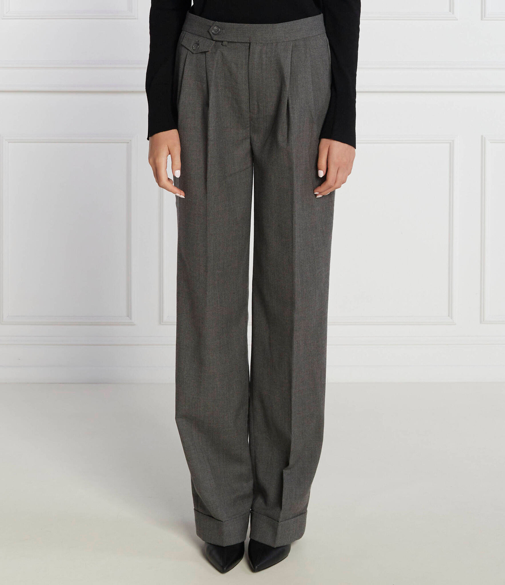 Хлопковые брюки TUMELO LAUREN RALPH LAUREN - графитовый(200919657)