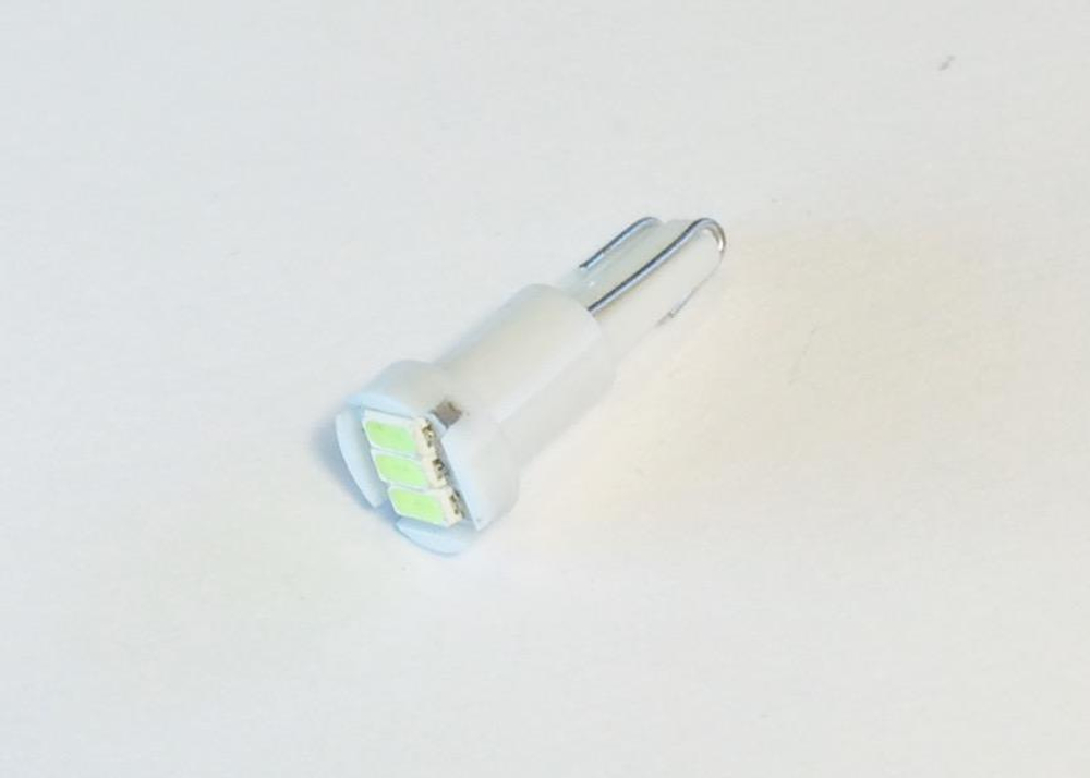 Лампа светодиодная 12V 1,2W без цоколя белый 3 SMD (приборная) Cikoo